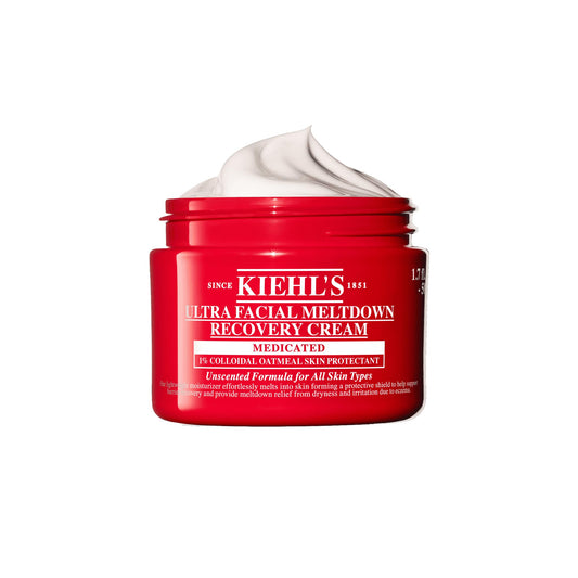 Kiehl's Ultra Facial Meltdown Recovery Barrier Cream, Lightweight Face Moisturizer Provides Moisture Boost, Clinically Proven to Restore Skin Barrier & Reduce Dryness, Suitable for Sensitive Skin