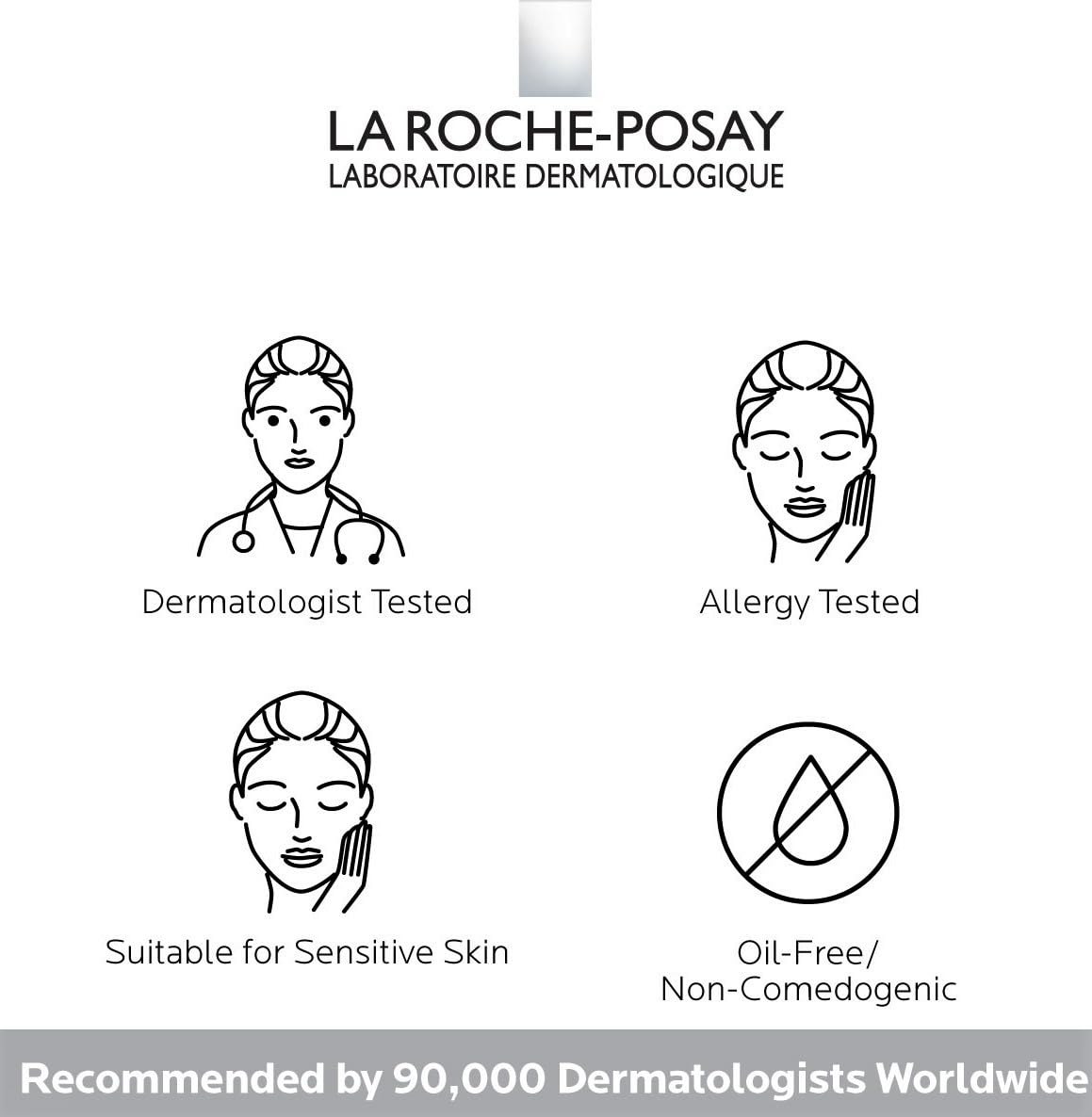 La Roche-Posay Pure Retinol Face Serum with Niacinamide (Vitamin B3) & Hyaluronic Acid | Gentle Anti-Aging Retinol Serum for Fine Lines & Wrinkles | Dermatologist Tested for Sensitive Skin, 1.0 fl oz