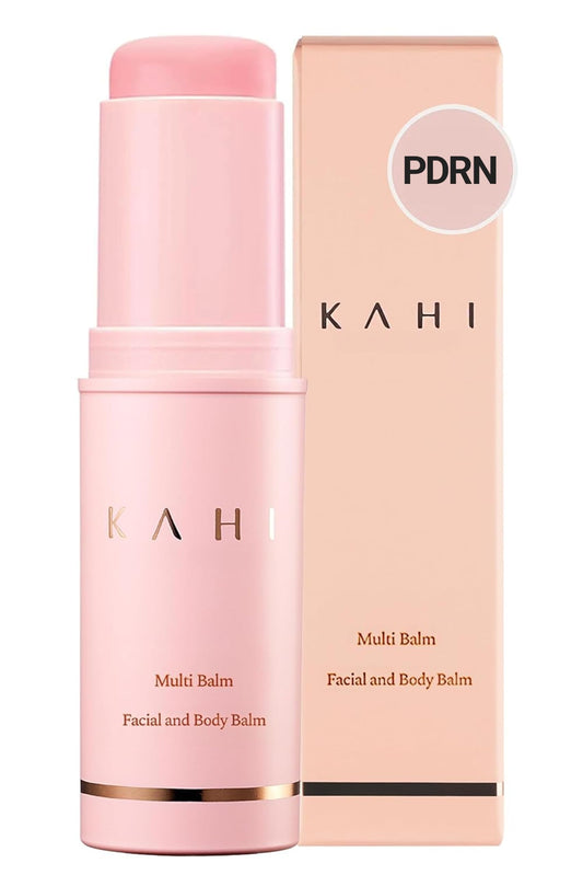 KAHI Wrinkle Bounce Multi Balm Stick | PDRN Collagen Wrinkle Stick | Korean Skin Care |All-in-One Hydrating Lip Balm Eye Cream Neck Cream Make Up Base & Face Mist Moisture Balm
