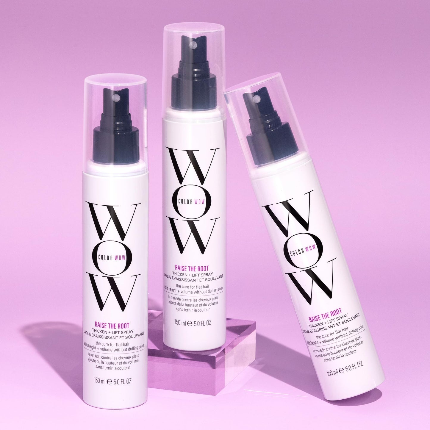 COLOR WOW Raise the Root Thicken + Lift Spray - Root Lifter For Fine, Flat Hair, All-Day Volume Without Dulling Color