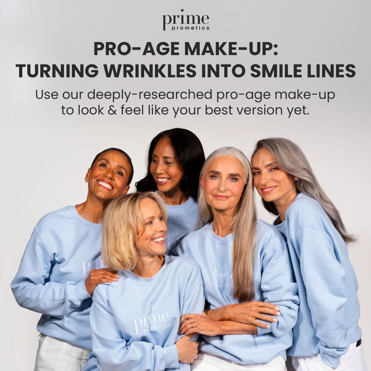 Prime Prometics Color Changing Foundation for Mature Women – Instantly Adapts to Your Skin Tone – Buildable Light-to-Medium Coverage – 12-Hour Wear – Natural Dewy Finish – Hypoallergenic