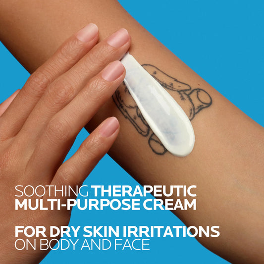 La Roche-Posay Cicaplast Balm B5, Healing Ointment and Soothing Therapeutic Multi Purpose Cream for Dry & Irritated Skin, Body and Hand Balm, Baby Safe, Fragrance Free