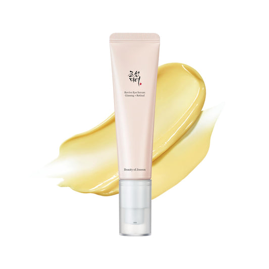 Beauty of Joseon Revive Eye Serum with Retinal Niacinamide Correction for Puffy Eye Bags Fine Lines Dark Circles Wrinkles, Korean Skin Care 30ml, 1.01 fl.oz
