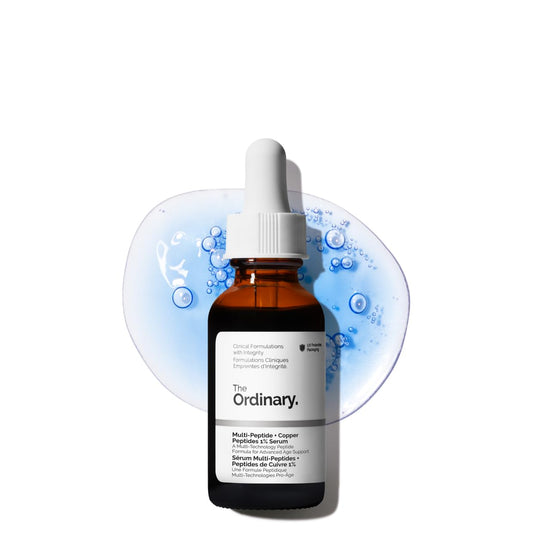 The Ordinary Multi-Peptide + Copper Peptides 1%, GHK-Cu Anti-Aging Serum for Fine Lines and Skin Elasticity, 1 Fl Oz