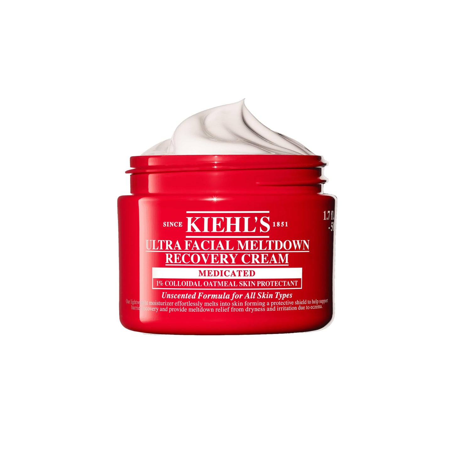Kiehl's Ultra Facial Meltdown Recovery Barrier Cream, Lightweight Face Moisturizer Provides Moisture Boost, Clinically Proven to Restore Skin Barrier & Reduce Dryness, Suitable for Sensitive Skin