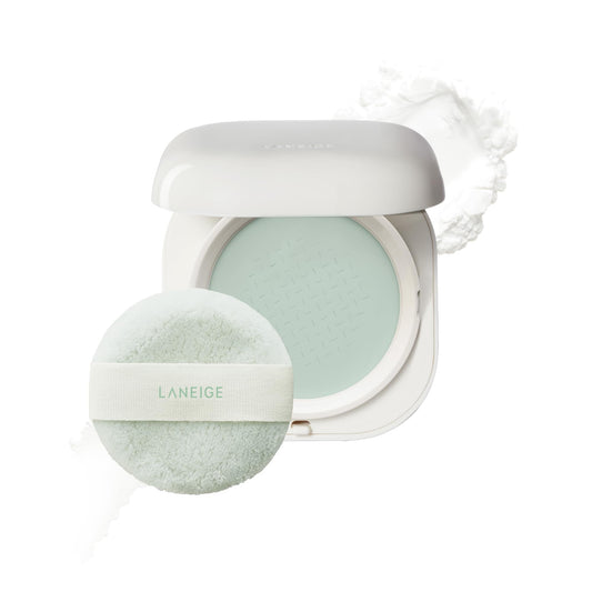 LANEIGE Neo Blurring Powder: Korean Shine Control Compact with Pore Blurring, Smoothing Finish & Travel-Friendly, No Spill Packaging