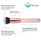 Real Perfection Makeup Brush Set 16 Pcs with 1 Eyebrow Razor Premium Synthetic Foundation Powder Concealers Eyeshadow Blush Makeup Brushes Make up Brushes Kit (Pink)