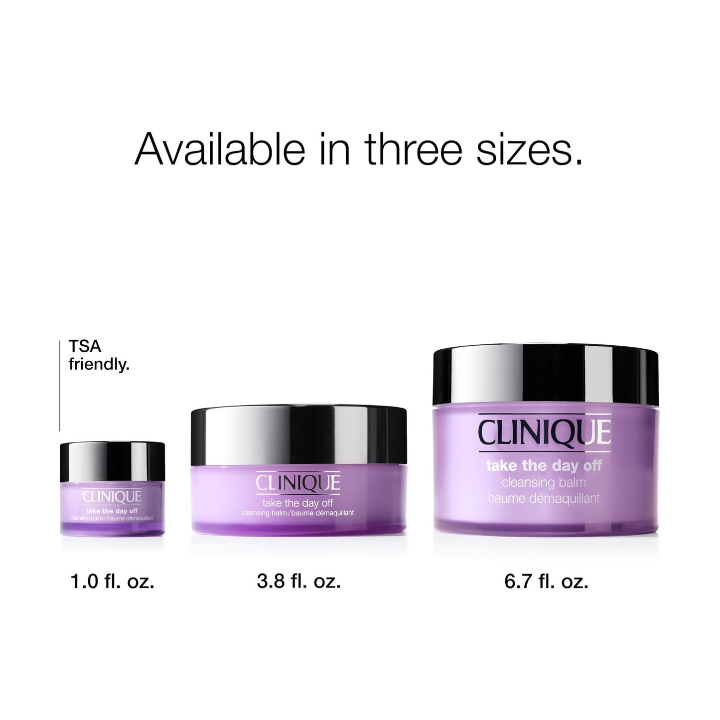 Clinique Take The Day Off Cleansing Balm Makeup Remover | Dissolves Face + Eye Makeup and Sunscreen | For All Skin Types, 3.8 Ounce