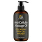Firming Body Massage Oil with Collagen & Stem Cell – Helps Smooth the Appearance of Cellulite & Improve Skin Texture – Refreshing Aromatherapy Body Oil for Legs & Full Body – 8 Fl Oz by M3
