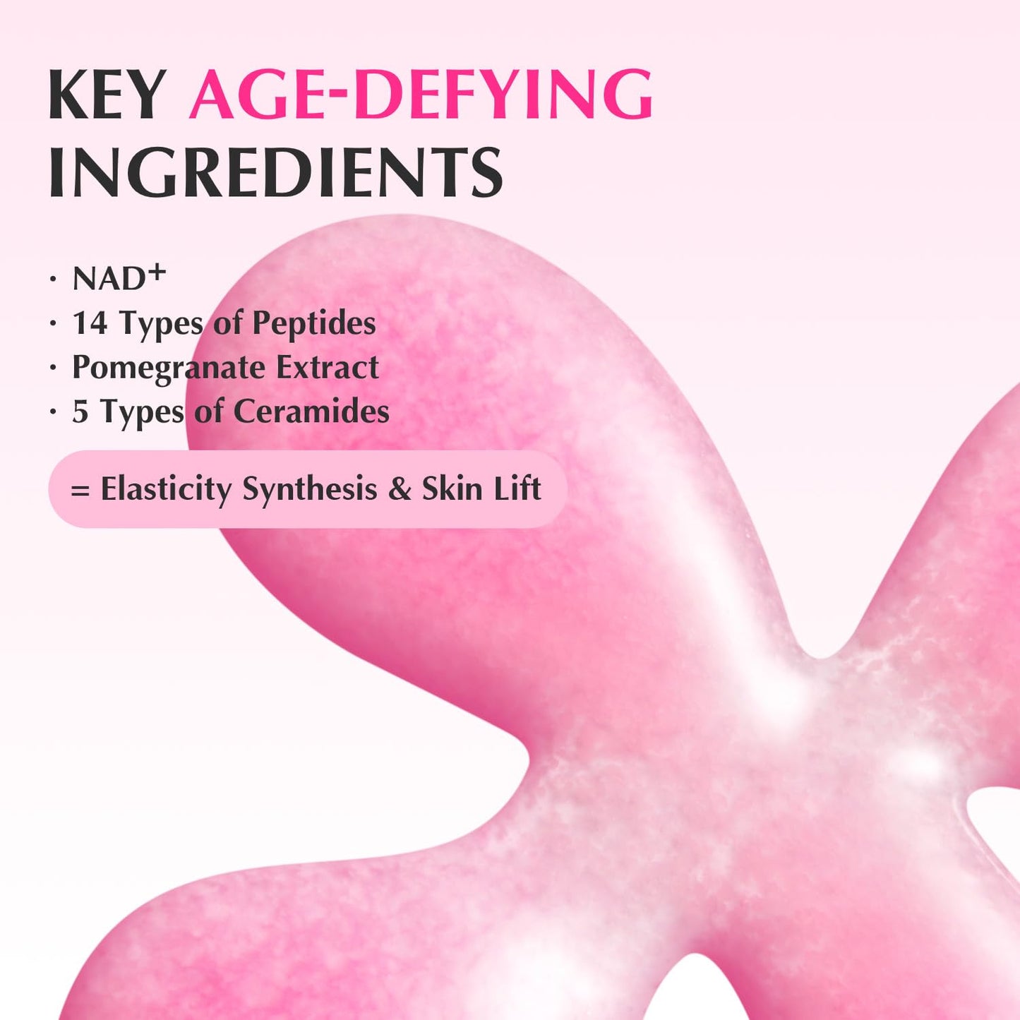 EQQUALBERRY NAD+ Peptide Boosting Serum | 14 Peptide Serum for Face, Neck & Body | Niacinamide 2% & Vegan Collagen for Anti-Aging, Firming & Lifting | Korean Skincare (1.01 oz / 30ml)