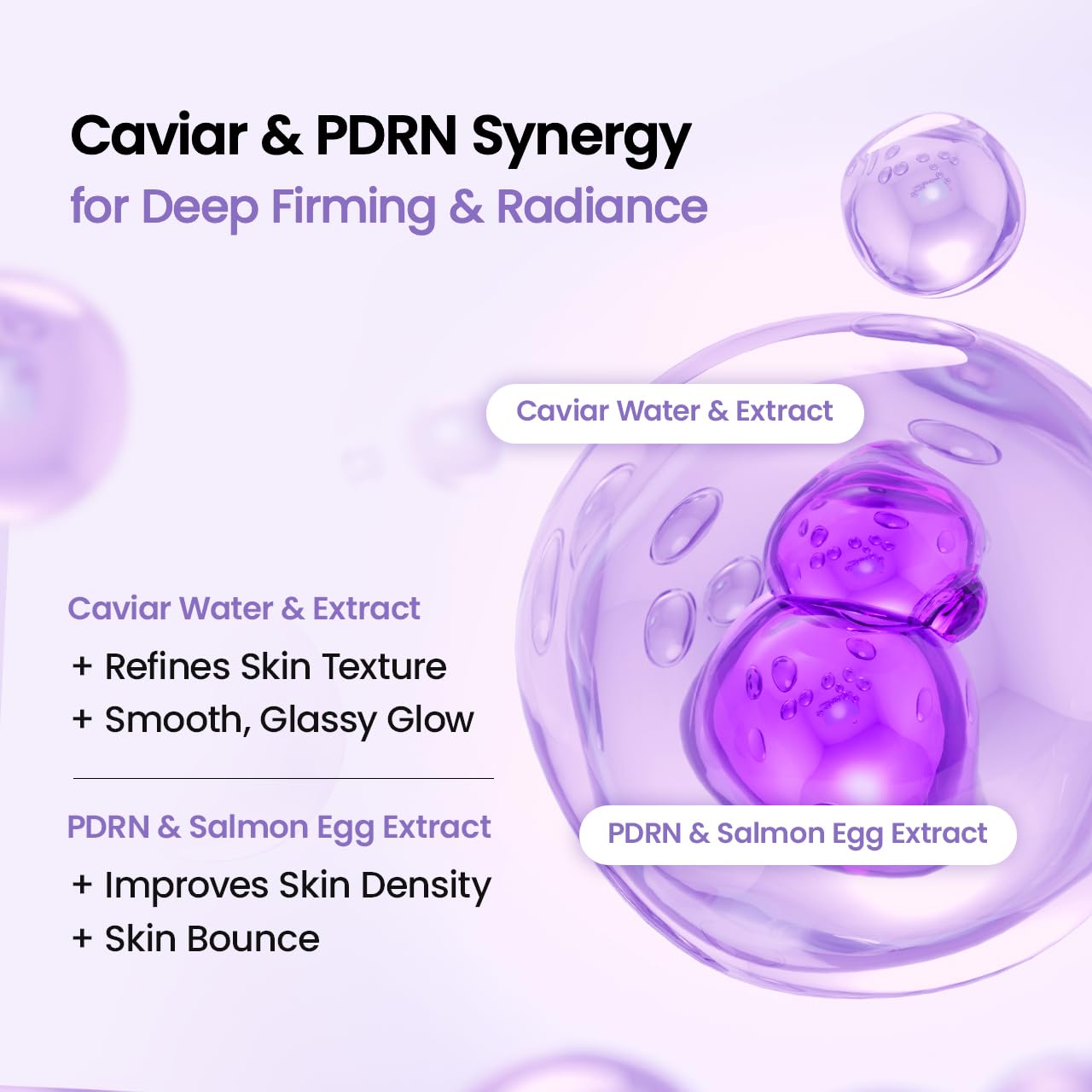 BIODANCE Rejuvenating Caviar PDRN Real Deep Mask, Overnight Hydrogel Face Mask, Skin Firming, Radiance, Enhancing Skin Recovery, Korean Skin Care, Self Care Gifts for Women | 1.19oz(34g) x 4ea