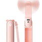 JISULIFE 3 IN 1 Handheld Mini Fan - Portable Fan & Power Bank & Flashlight, 19H Max Cooling, USB Rechargeable, Pocket-Sized for Travel, Cruise, Concerts, Makeup, 2026 Summer Gifts for Women(Pink)