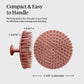 Kitsch Scalp Massager for Hair Care - Scalp Scrubber, Shampoo Brush & Exfoliator for Scalps- Hair Scrubber for Relaxing Bath - Terracotta