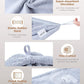 Hicober Microfiber Hair Towel Wrap, Fast Drying Hair Towels for Women, Soft Lightweight Quick Dry Turban for Curly & Long Hair–3 Pack(Blue/Grey/Pink)