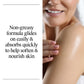 Neutrogena Body Oil Light Sesame Formula, Lightweight, Quick-Absorbing Nourishing Moisturizing Oil, Before and After Shower Application for Smooth, Radiant Looking Skin, Non-Greasy Feel, 16 fl oz