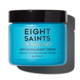Eight Saints Skin Care Up the Anti Night Cream Face Moisturizer to Reduce Fine Lines and Wrinkles, Anti Aging Cream For Face & Neck with Hyaluronic Acid, Niacinamide, and Peptides, 2 Ounces