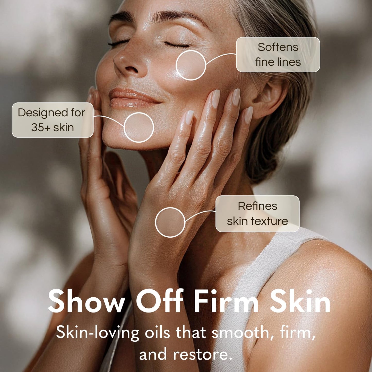 GODA Silk Body Oil Women - Firming Anti Aging Moisturizing Formula, Crepey Skin Hydrating After Shower, Scented Organic Blend Premium Skincare