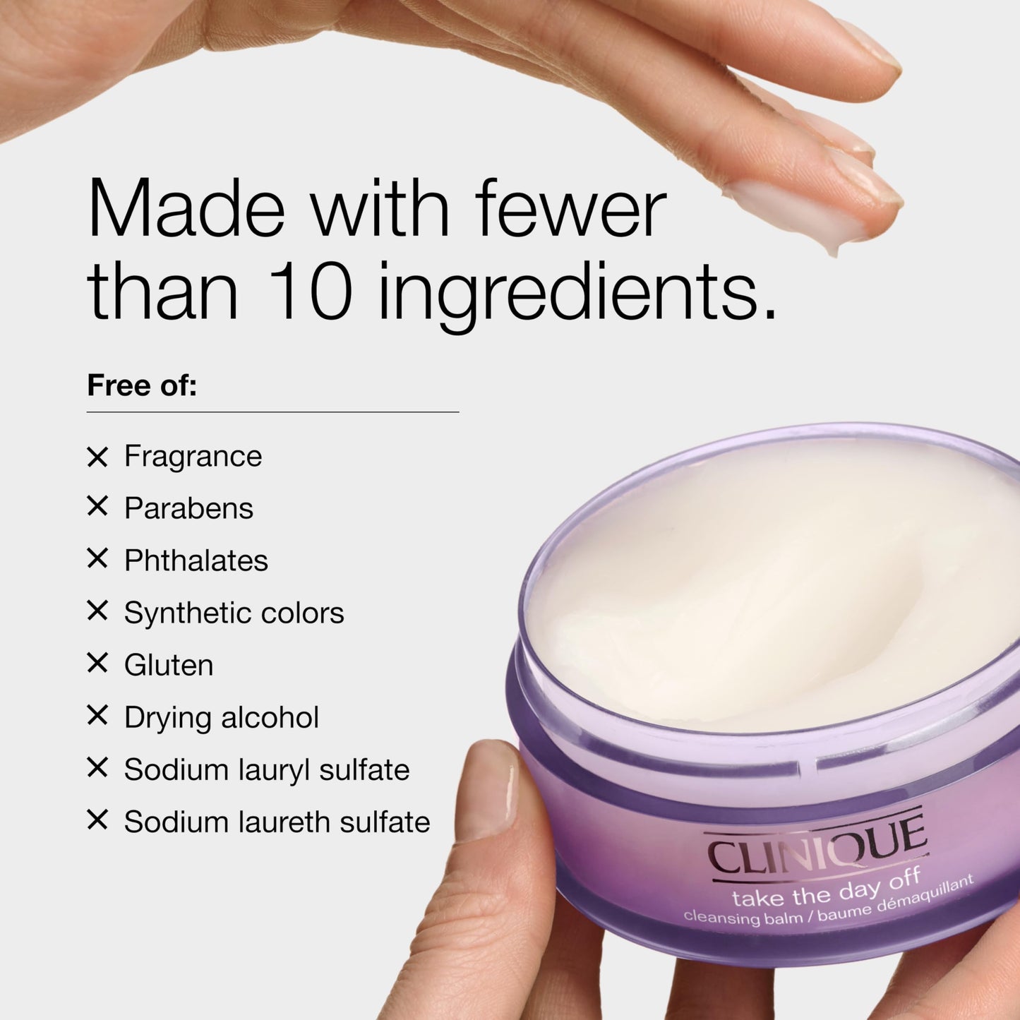 Clinique Take The Day Off Cleansing Balm Makeup Remover | Dissolves Face + Eye Makeup and Sunscreen | For All Skin Types, 6.7 ounce