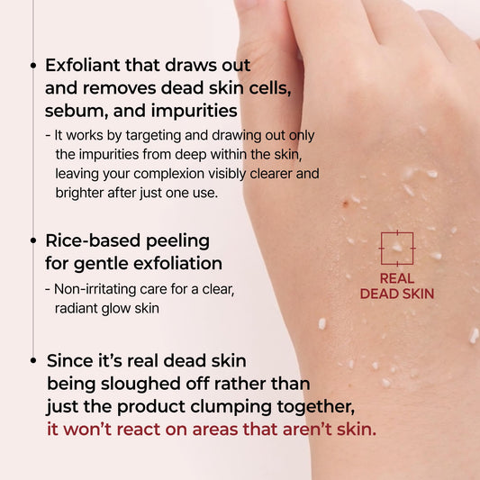 Dr.Melaxin Peel Shot Black Rice Exfoliating Ampoule, Face Exfoliator with AHA BHA Niacinamide Rice Bran Water, Blackhead Remover, Pore Minimizer, Brightening Glass Skin Serum, Korean Skin Care, 2.7 oz