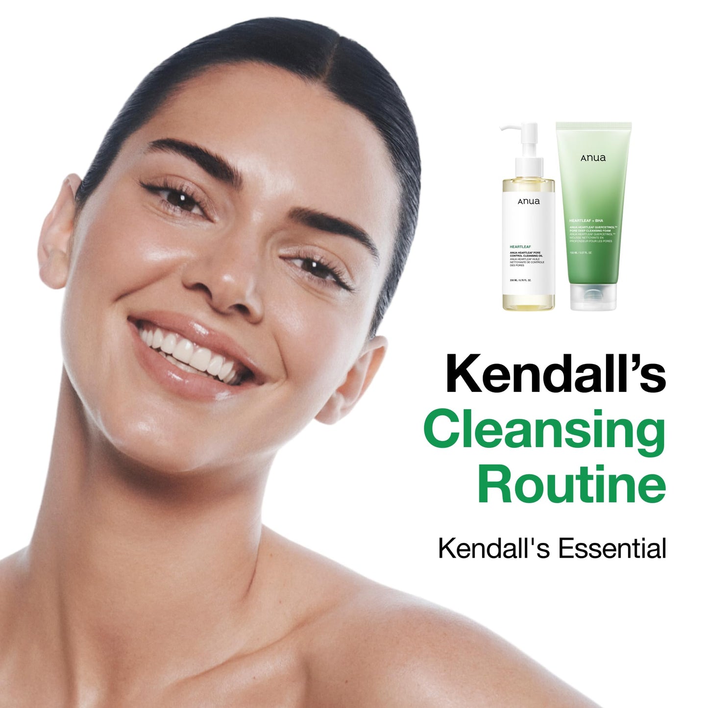 Anua Heartleaf Quercetinol Pore Deep Cleansing Foam, Face wash for Pore Refining Cleanser, Hydrating Daily Facial Cleanser For Double Cleansing, Gentle Foaming with BHA, Korean Skincare, 5.07 fl.oz.