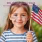 Mysense Patriotic Red White and Blue Body Glitter Stick,4th of July Accessories,Sparkling Face Hair Glitter for 4th of July Outfits Women Kids,American Flag Makeup for Independence Day 250 Anniversary
