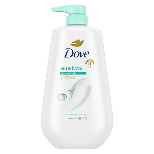 Dove Sensitive Skin Body Wash 30.6oz pump bottle