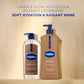 Vaseline Intensive Care Cocoa Radiant Body Gel Oil with 100% Pure Cocoa Butter, 12 oz