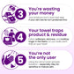 Reduces Fine Lines and Wrinkles in 6 weeks or Less, CLEAN SKIN CLUB Healthy Aging Clean Towels® XL, Disposable Face Towels, XL - 1 Pack (50 count)