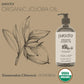 PURA D'OR ORGANIC Jojoba Oil (16.9 Oz GLASS BOTTLE) USDA Certified - 100% Pure & Natural