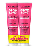Marc Anthony Shampoo and Conditioner Gift Set, Grow Long Biotin - Anti-Frizz Deep Conditioner For Split Ends & Breakage - Vitamin E, Caffeine & Ginseng for Curly, Dry & Damaged Hair