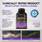 Biotin | Collagen | Hyaluronic Acid | Keratin - Hair Growth & Strength Support Vitamins - Skin & Nails Supplement - Clinically Tested for Men & Women - 25000mcg Vitamins B1, B2, B3, B6 & B7 - 60 Caps
