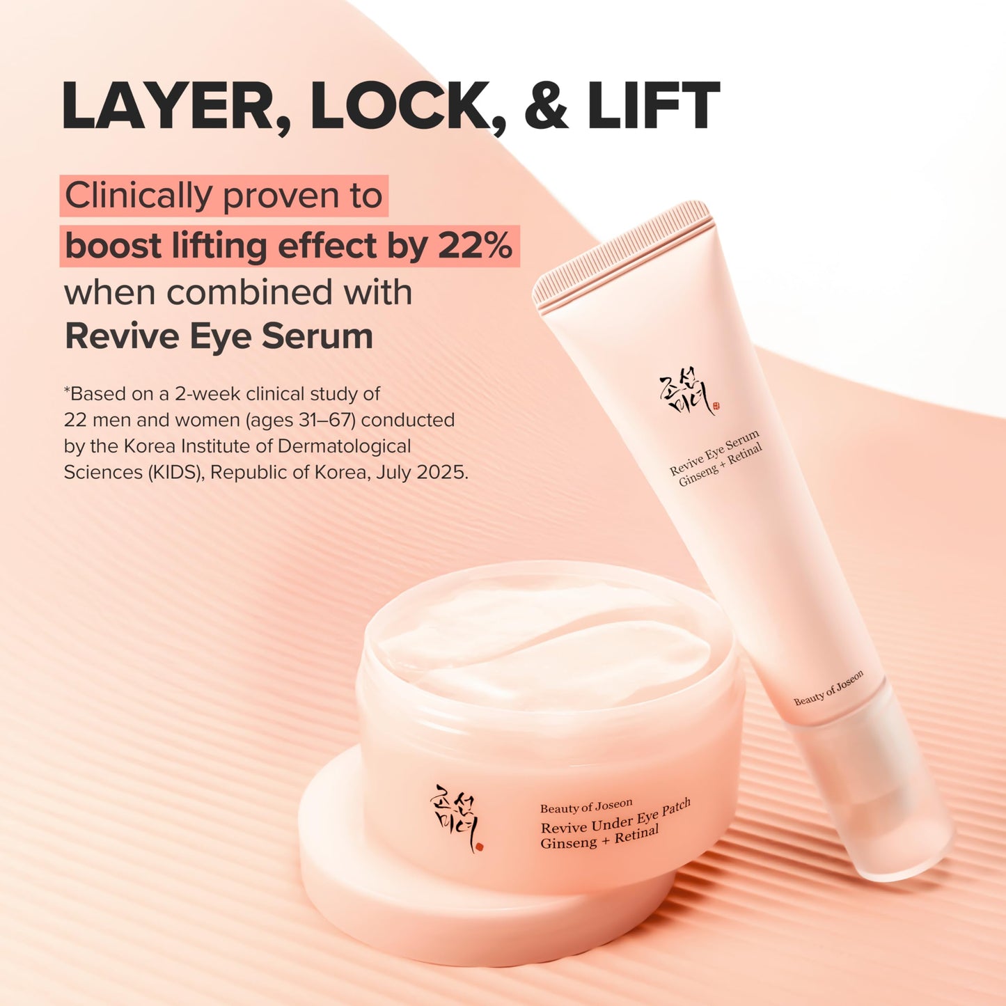 Beauty of Joseon Revive Eye Serum with Retinal Niacinamide Correction for Puffy Eye Bags Fine Lines Dark Circles Wrinkles, Korean Skin Care 30ml, 1.01 fl.oz